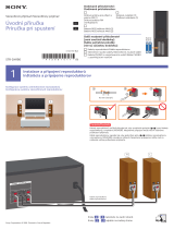 Sony STR-DH190 Quick Start Guide and Installation