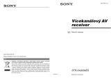 Sony STR-DA3200ES Návod na používanie