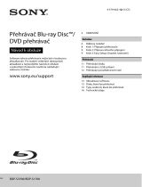 Sony BDP-S3700 Návod na používanie