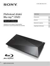 Sony BDP-S5100 Návod na používanie