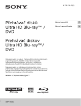 Sony UBP-X500 Návod na používanie