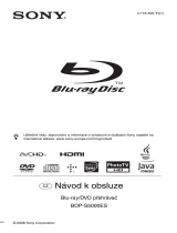 Sony BDP-S5000ES Návod na používanie