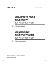 Sony ICF-F12S Návod na používanie