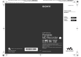 Sony MZ-RH710 Návod na používanie