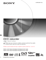 Sony RDR-HXD990 Návod na používanie