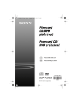 Sony DVP-FX750 Návod na používanie