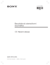Sony MDR-RF810RK Návod na používanie