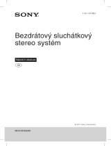 Sony MDR-RF865RK Návod na používanie