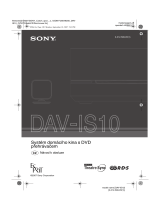 Sony DAV-IS10 Návod na používanie