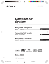 Sony DAV-S800 Návod na používanie