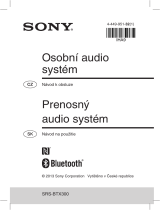 Sony SRS-BTX300 Návod na používanie