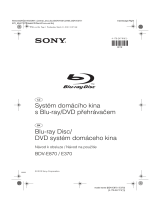 Sony BDV-E870 Návod na používanie