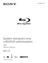 Sony BDV-Z7 Návod na používanie