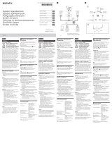 Sony SS-CS5 Používateľská príručka