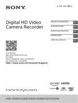 Sony HDR-PJ240E Návod na obsluhu