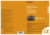 Sony DSLR-A100H Návod na obsluhu