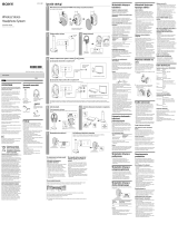 Sony MDR-RF895RK Návod na obsluhu