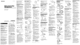 Sony MDR-NC500D Užívateľská príručka