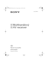 Sony STR-DG520 Návod na používanie