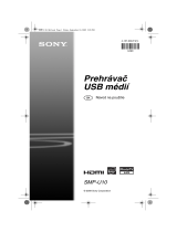 Sony SMP-U10 Návod na používanie