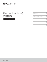 Sony GTK-XB5 Návod na používanie