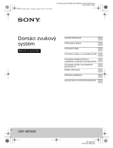 Sony CMT-SBT40D Návod na používanie