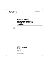 Sony CMT-U1 Návod na používanie