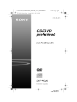 Sony DVP-NS30 Návod na používanie