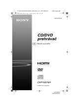 Sony DVP-NS76H Návod na používanie