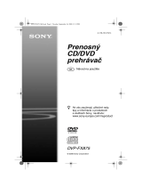Sony DVP-FX875 Návod na používanie