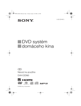 Sony DAV-DZ260 Návod na používanie