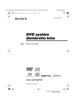 Sony DAV-DZ700FW Návod na používanie