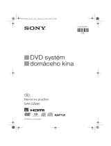 Sony DAV-DZ660 Návod na používanie