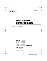Sony DAV-DZ300 Návod na používanie