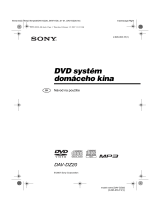 Sony DAV-DZ20 Návod na používanie