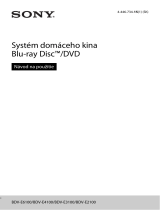 Sony BDV-E4100 Návod na používanie