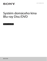 Sony BDV-EF200 Návod na používanie