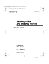 Sony CPF-MP001 Návod na používanie