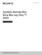 Sony BDV-E190 Návod na používanie