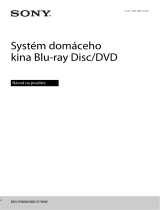 Sony BDV-E780W Návod na používanie