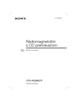Sony CFD-RG880CP Návod na používanie