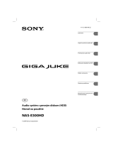 Sony NAS-E300HD Návod na používanie