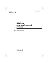 Sony SRS-A212 Návod na používanie