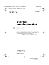 Sony HT-DDW670 Návod na používanie
