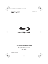 Sony BDP-S550 Návod na používanie