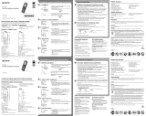 Sony ICD-PX240 Quick Start Guide and Installation