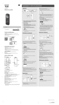 Sony ICD-PX370 Návod na používanie