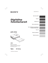 Sony DPP-FP55 Návod na používanie