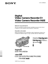 Sony DCR-TRV140E Užívateľská príručka