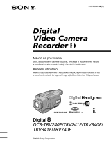 Sony DCR-TRV240E Užívateľská príručka